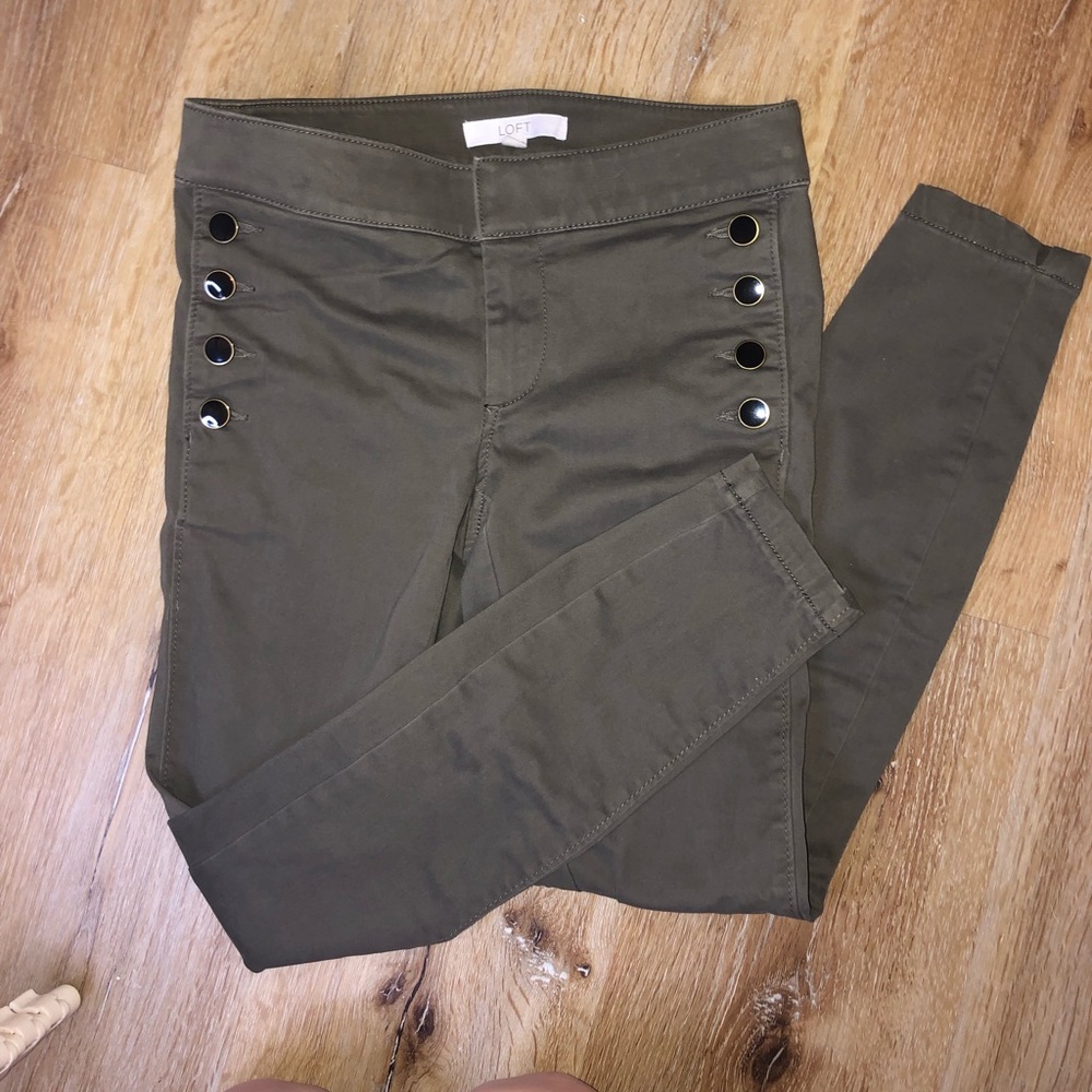 Loft Skinny Ankle Work Dress Pants Petite